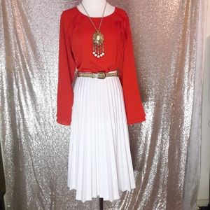 Vera pleated skirt vintage 70s